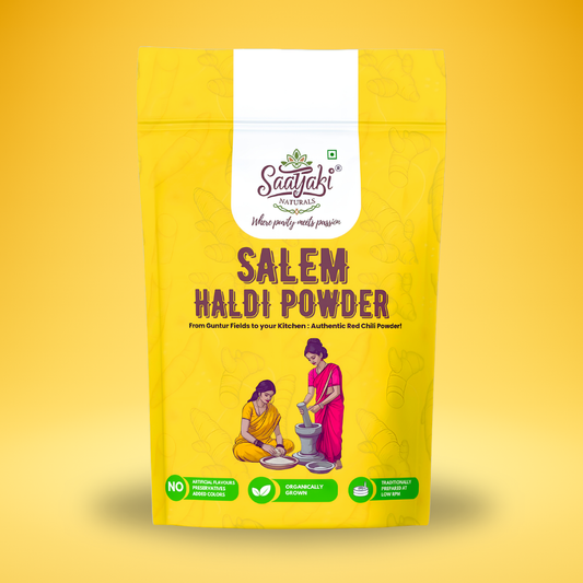 Salem Haldi Powder - Premium Organic Turmeric