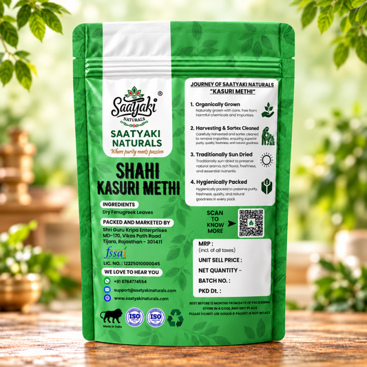 Shahi Kasuri Methi - Premium Dried Fenugreek Leaves