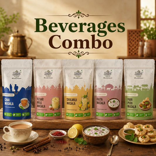 Beverages Combo – A Refreshing Collection of Authentic Indian Beverage & Serving Masalas