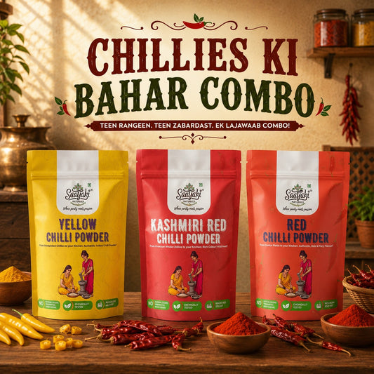 Chillies Ki Bahar Combo – A Vibrant Collection of Premium Indian Chilli Powders