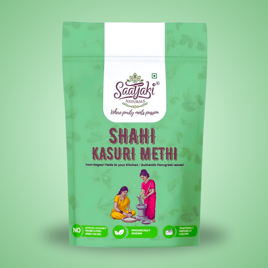 Shahi Kasuri Methi - Premium Dried Fenugreek Leaves
