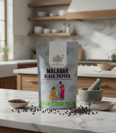 Malabar Black Pepper - Premium Whole Kali Mirch