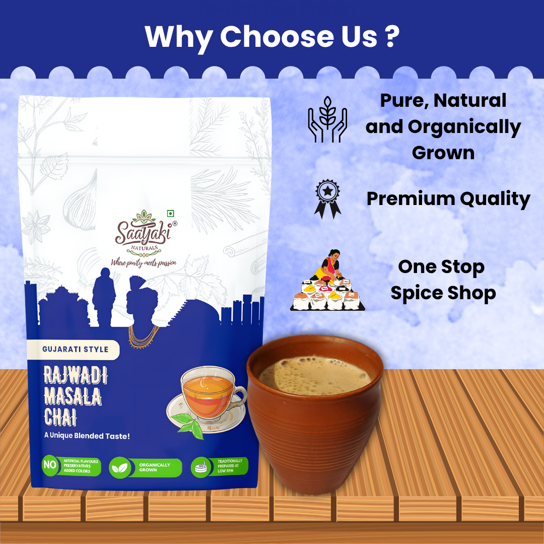 Rajwadi Chai Masala - Authentic Royal Tea Masala Mix