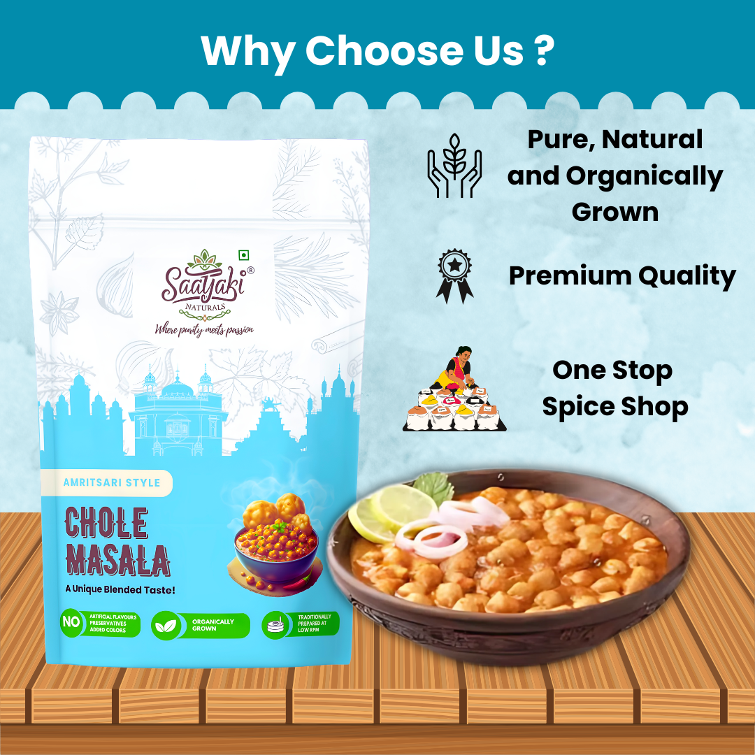 Amritsari Chole Masala - Authentic Punjabi Chana Masala Spice Mix