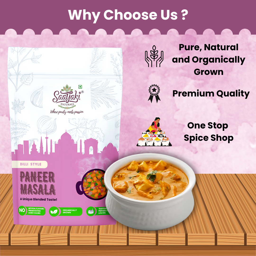 Dilli Style Paneer Masala - One Spice Mix for All Paneer Dishes