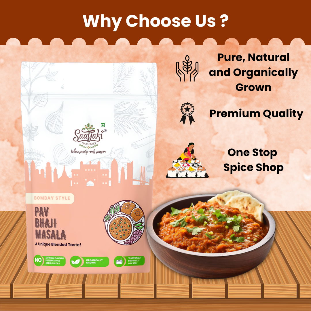 Mumbai Style Pav Bhaji Masala - Premium Spice Blend