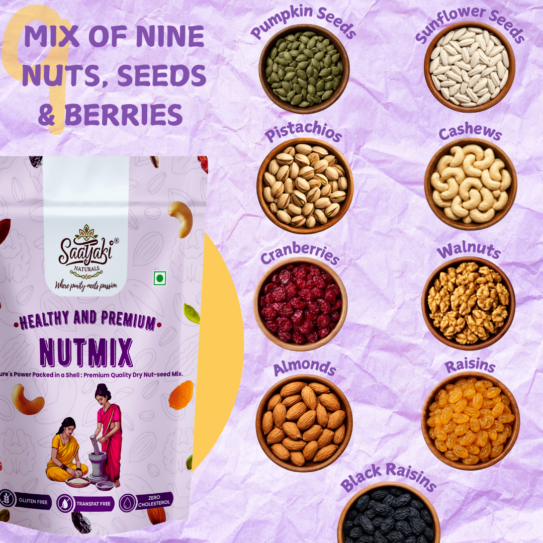 Premium Nutmix - Healthy Nuts & Seeds Mix