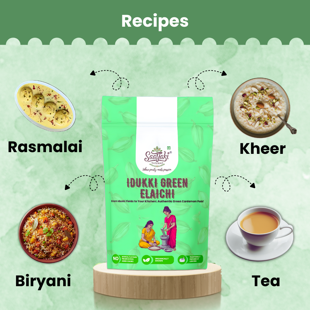 Idukki Green Elaichi - Premium Green Cardamom Pods