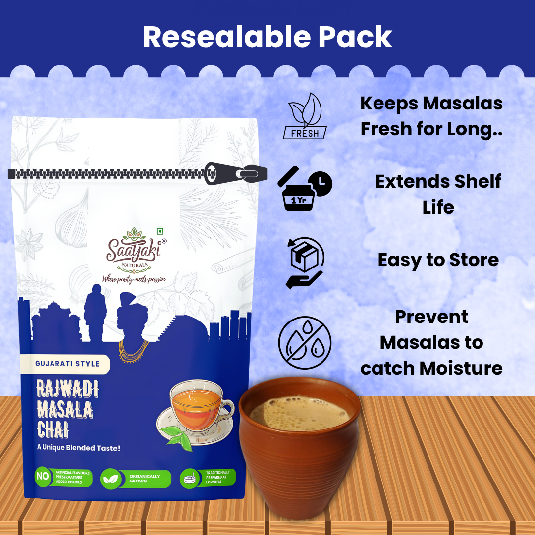Rajwadi Chai Masala - Authentic Royal Tea Masala Mix