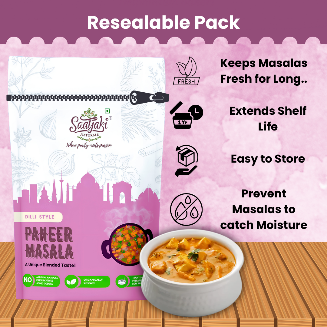 Dilli Style Paneer Masala - One Spice Mix for All Paneer Dishes