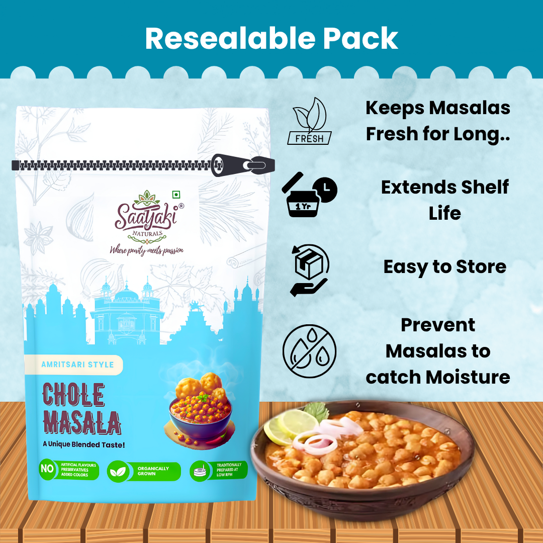 Amritsari Chole Masala - Authentic Punjabi Chana Masala Spice Mix