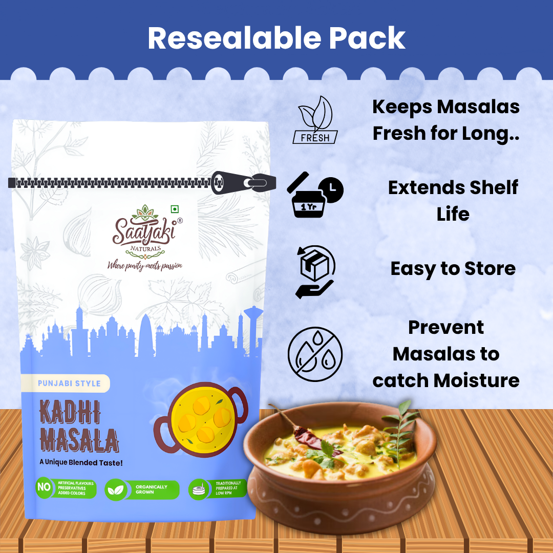 Pure Punjabi Style Kadhi Masala - Authentic North Indian Curry Spice Mix