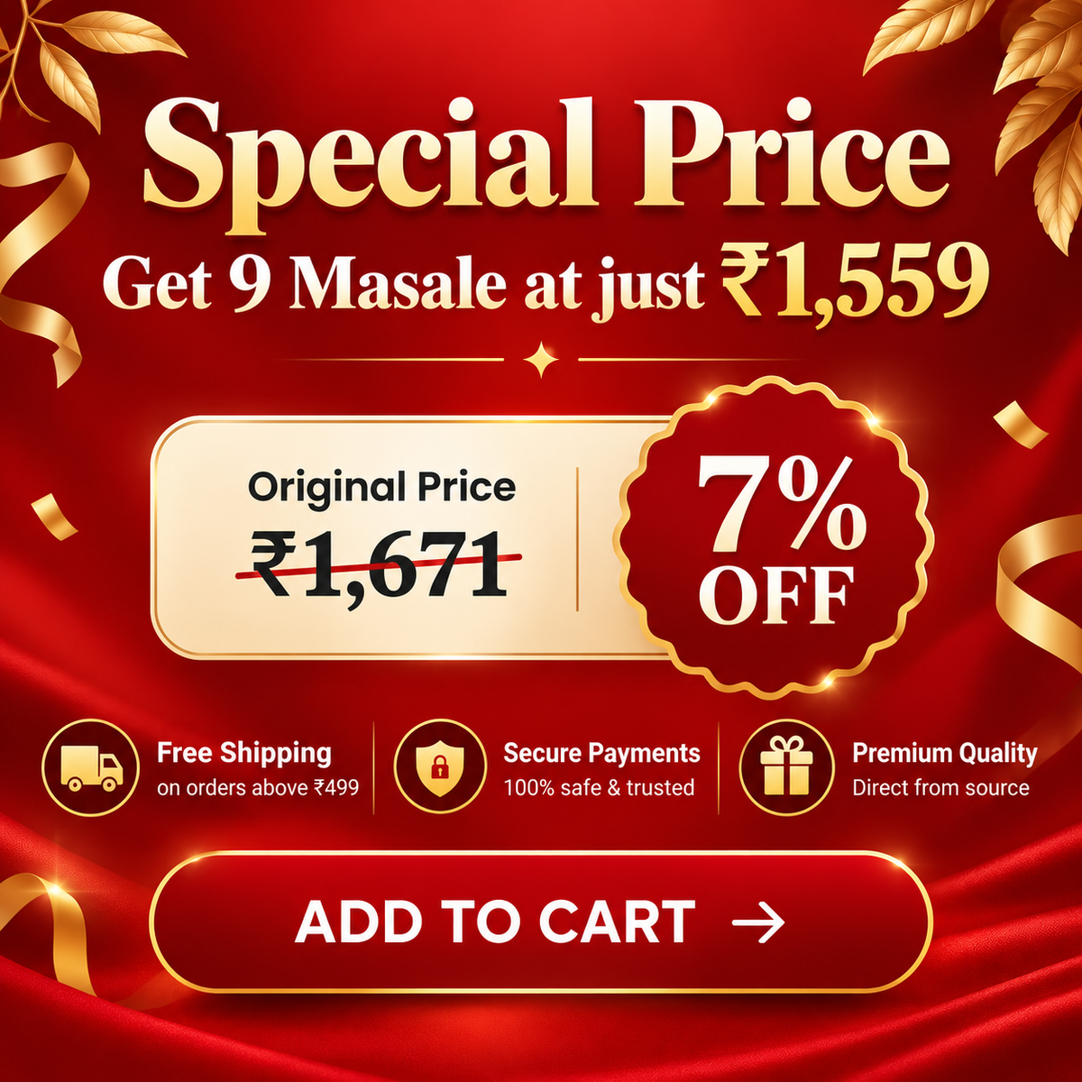 Navratri Special Vrat Box – 9 Masale