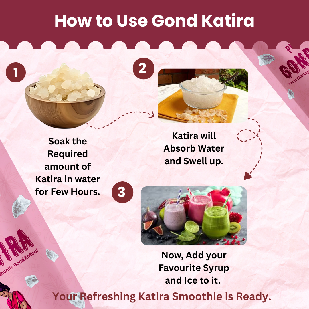 Pure Gond Katira - 100% Pure Edible Gum