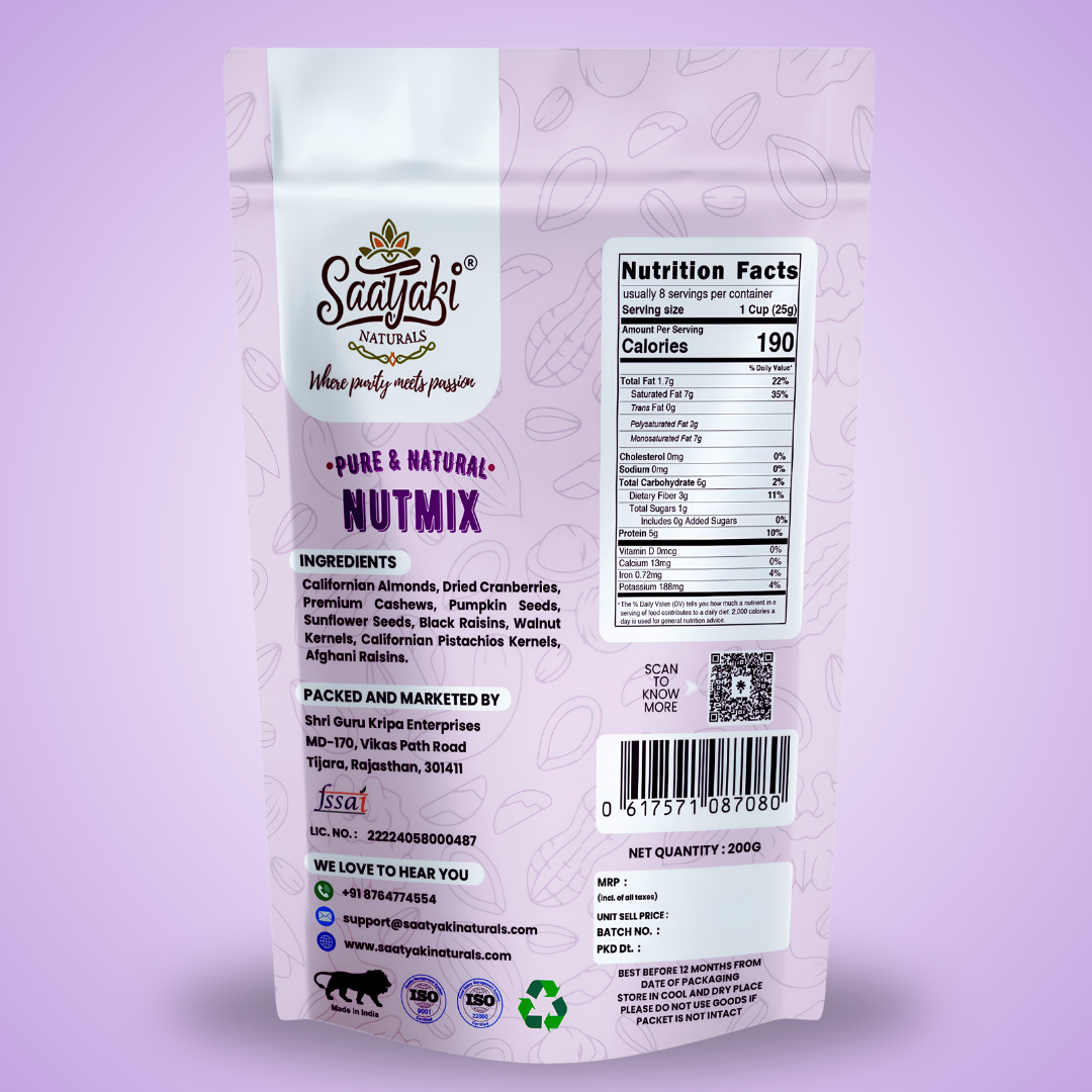 Premium Nutmix - Healthy Nuts & Seeds Mix