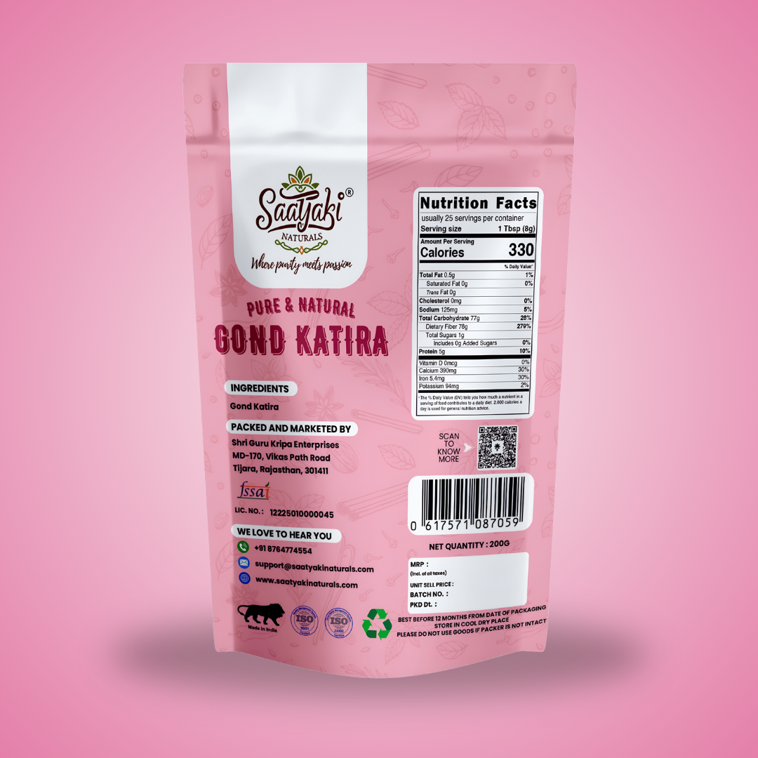 Pure Gond Katira - 100% Pure Edible Gum
