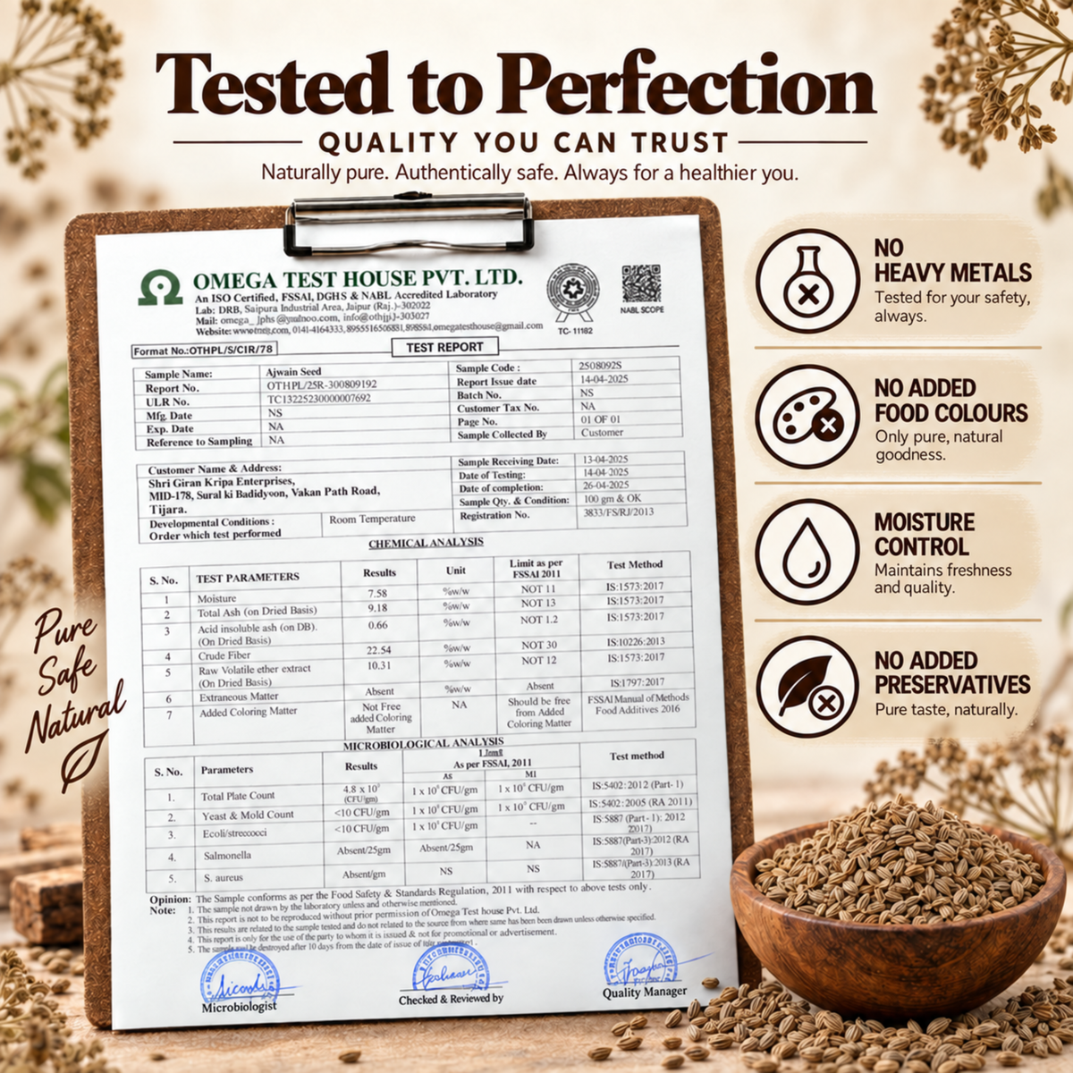 Neemuch Ajwain - Premium Organic Carom Seeds
