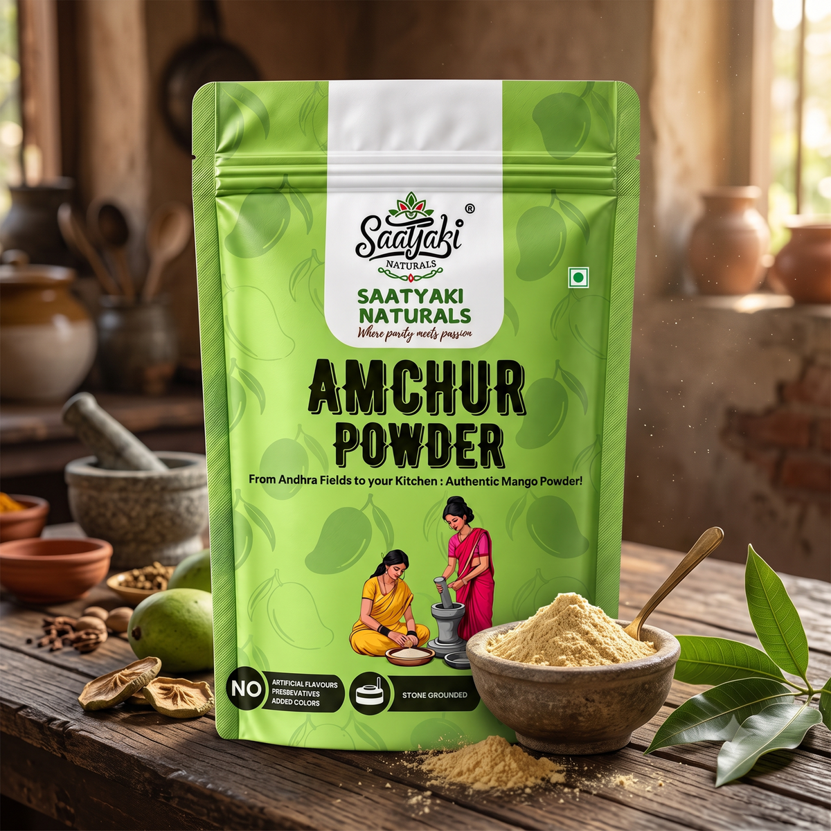 Premium Amchur Powder - Dried Mango Powder
