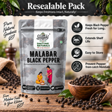 Malabar Black Pepper - Premium Whole Kali Mirch