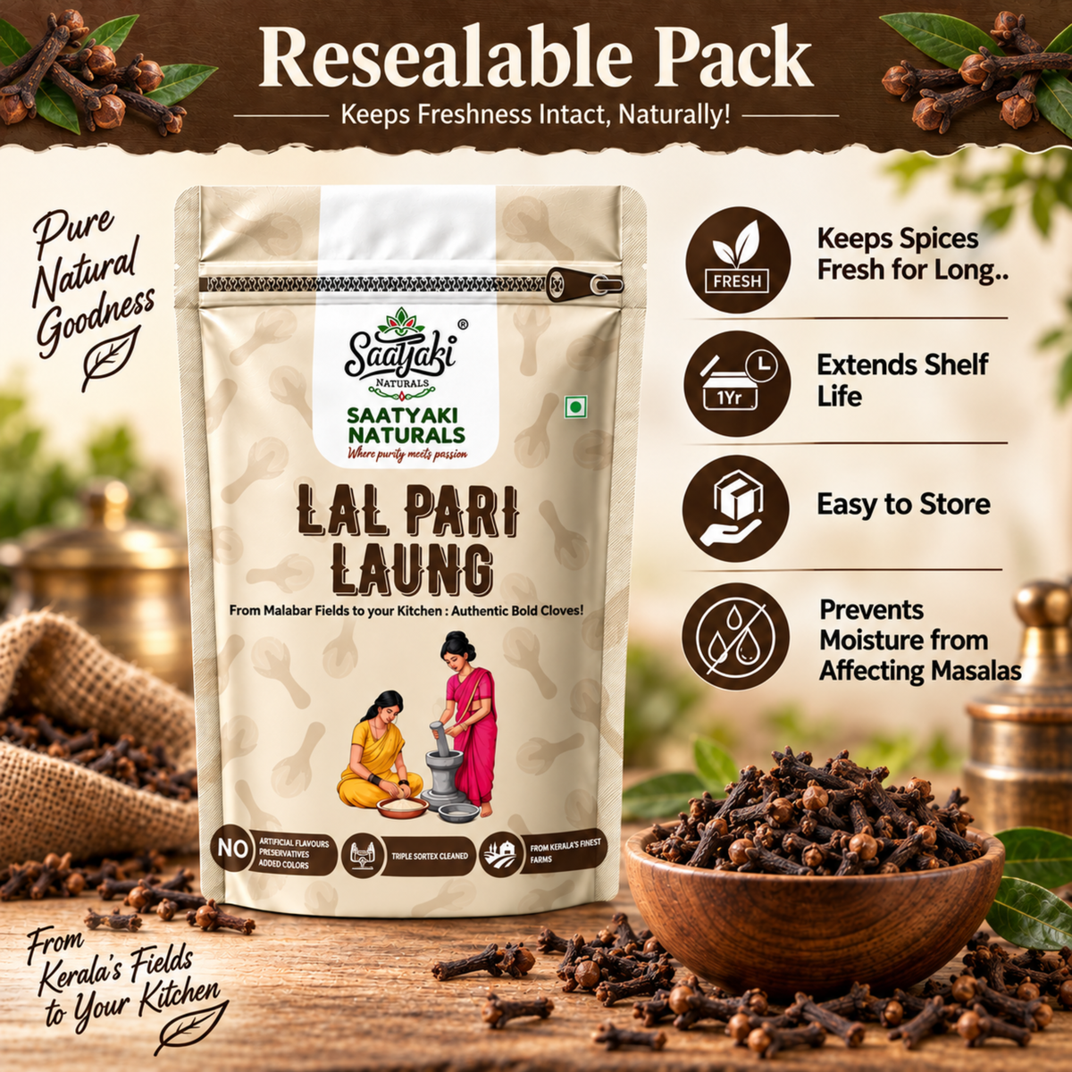 Lal Pari Laung - Premium Handpicked Cloves