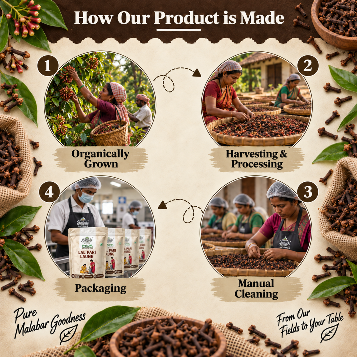 Lal Pari Laung - Premium Handpicked Cloves