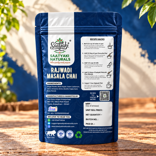 Rajwadi Chai Masala - Authentic Royal Tea Masala Mix
