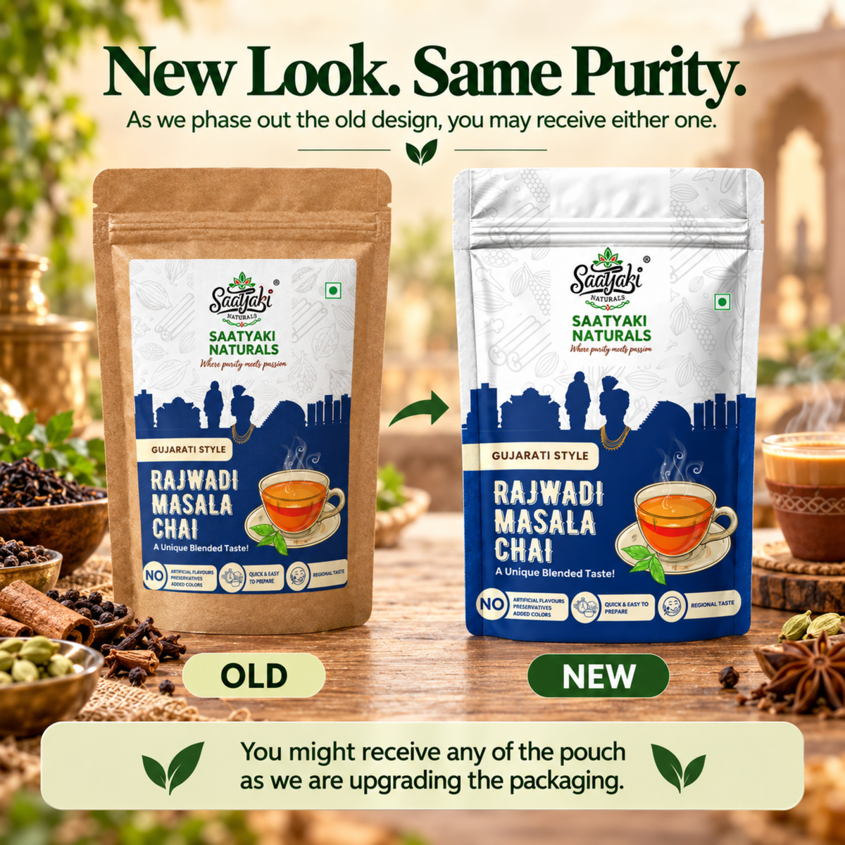 Rajwadi Chai Masala - Authentic Royal Tea Masala Mix