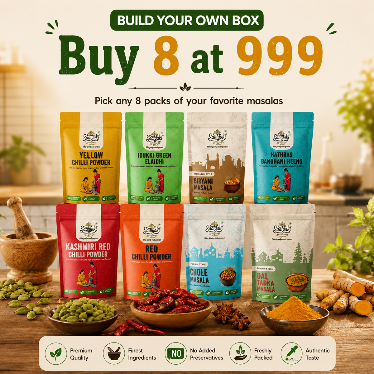 BUILD YOUR OWN MASALA BUCKET