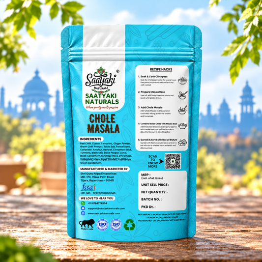 Amritsari Chole Masala - Authentic Punjabi Chana Masala Spice Mix