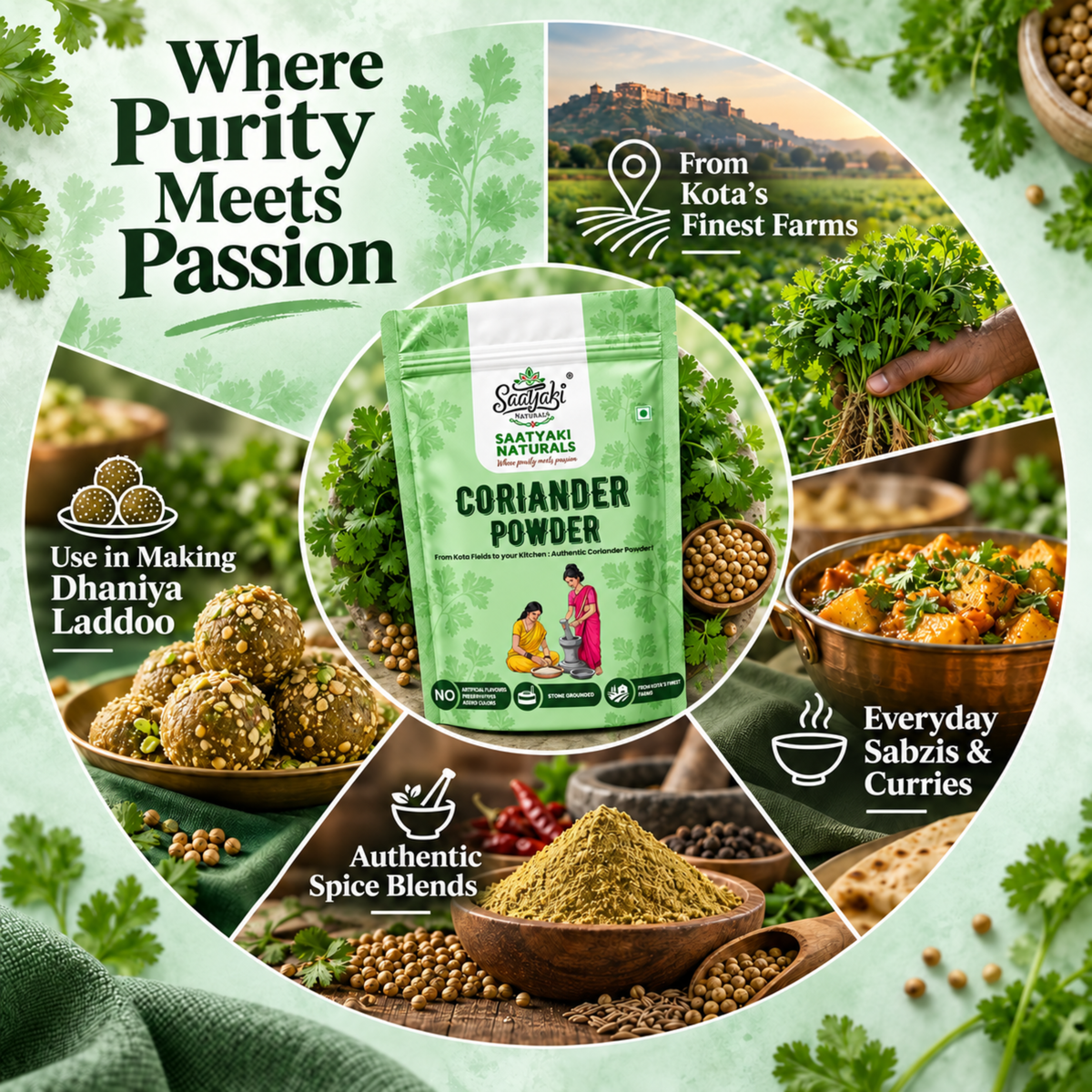Coriander Powder - Premium Dhaniya Powder