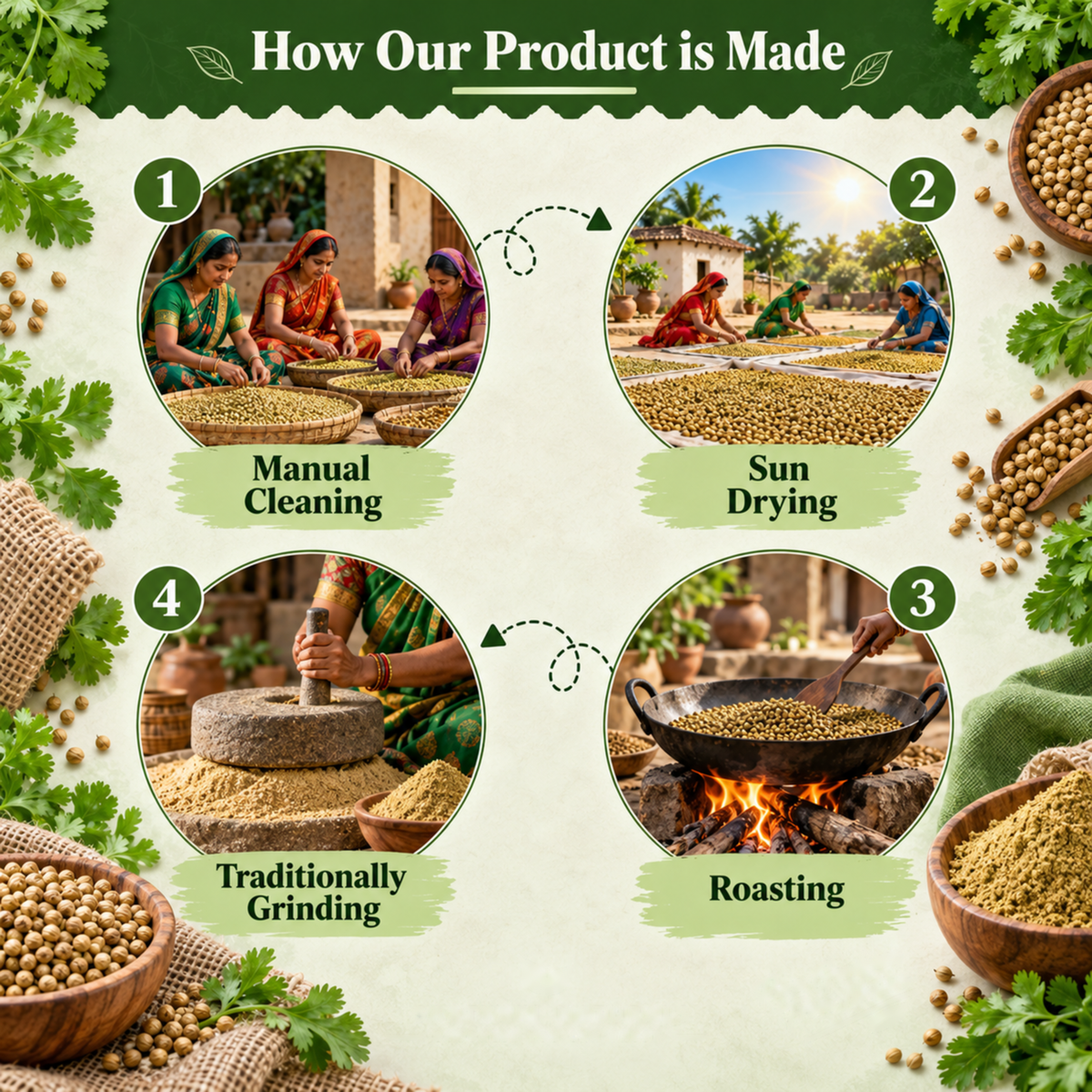 Coriander Powder - Premium Dhaniya Powder