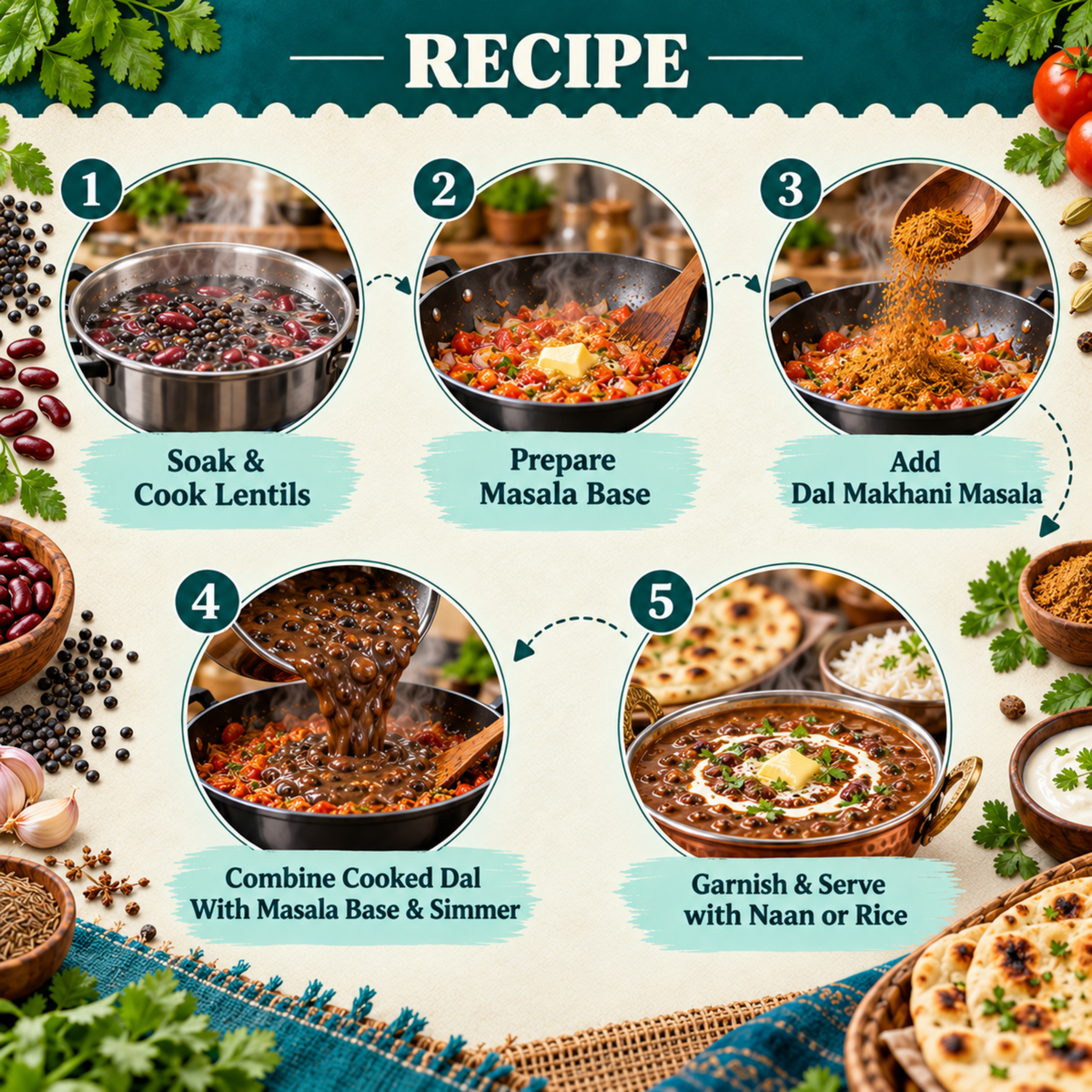 Dal Makhani Masala - Dilli Style Creamy Dal Makhani Spice Mix
