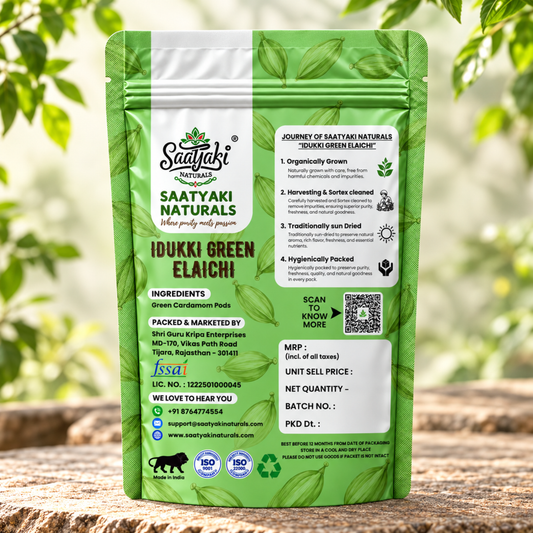 Idukki Green Elaichi - Premium Green Cardamom Pods
