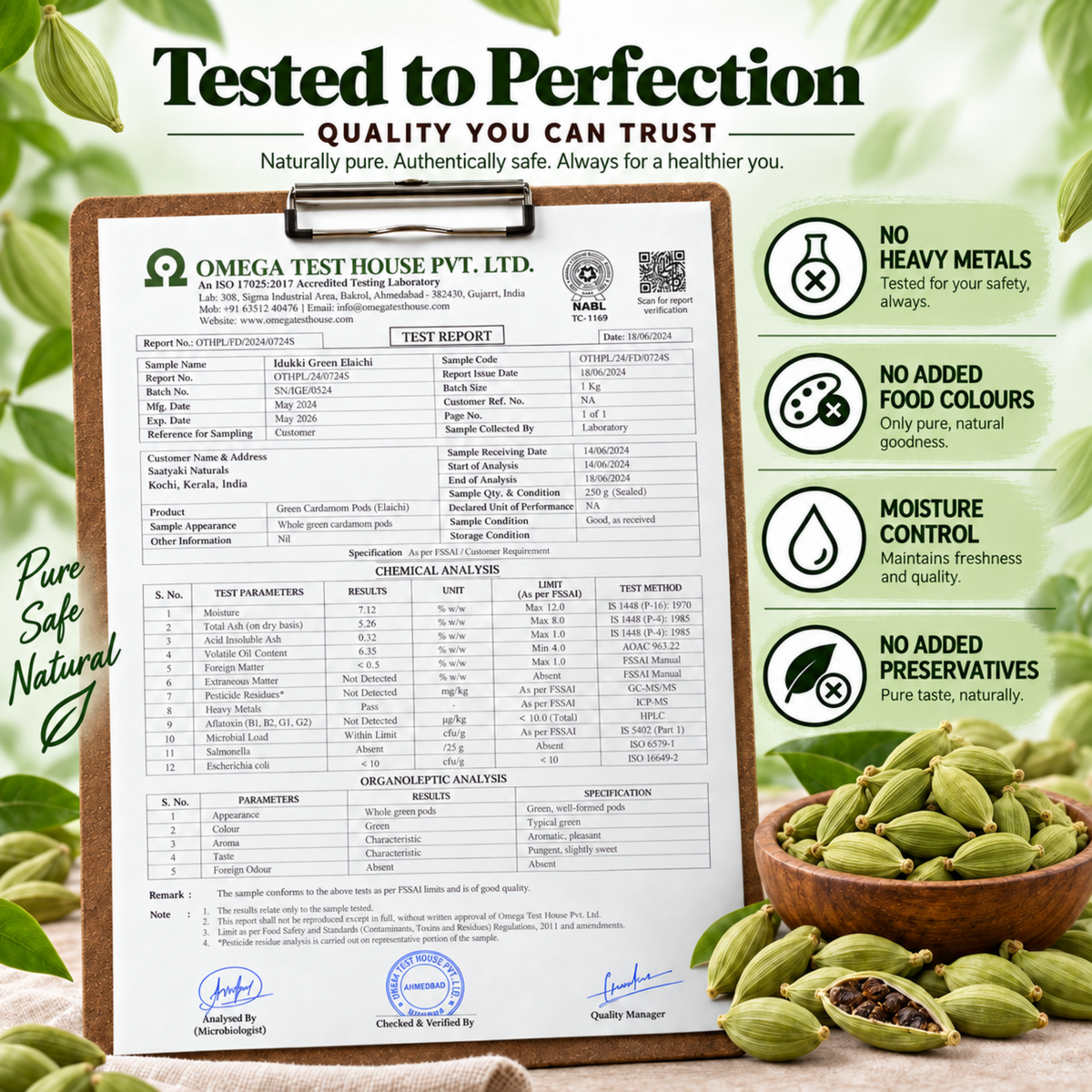 Idukki Green Elaichi - Premium Green Cardamom Pods