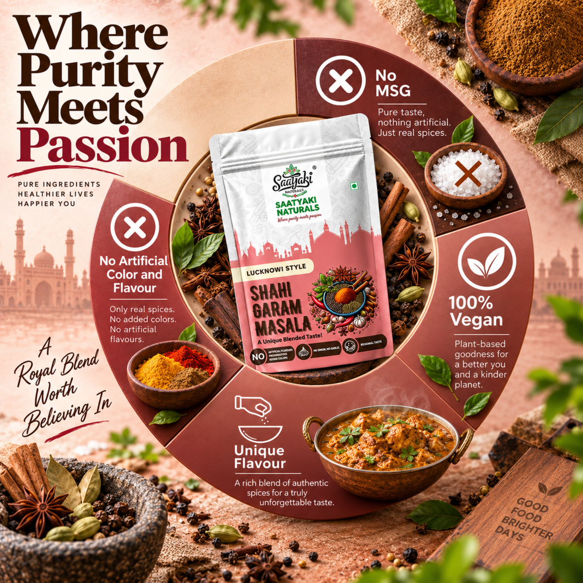 Shahi Garam Masala - Pure & Handgrounded Royal Mix