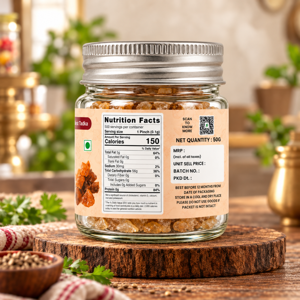 Heeng Crystals – Pure, Potent & Traditionally Aromatic Asafoetida