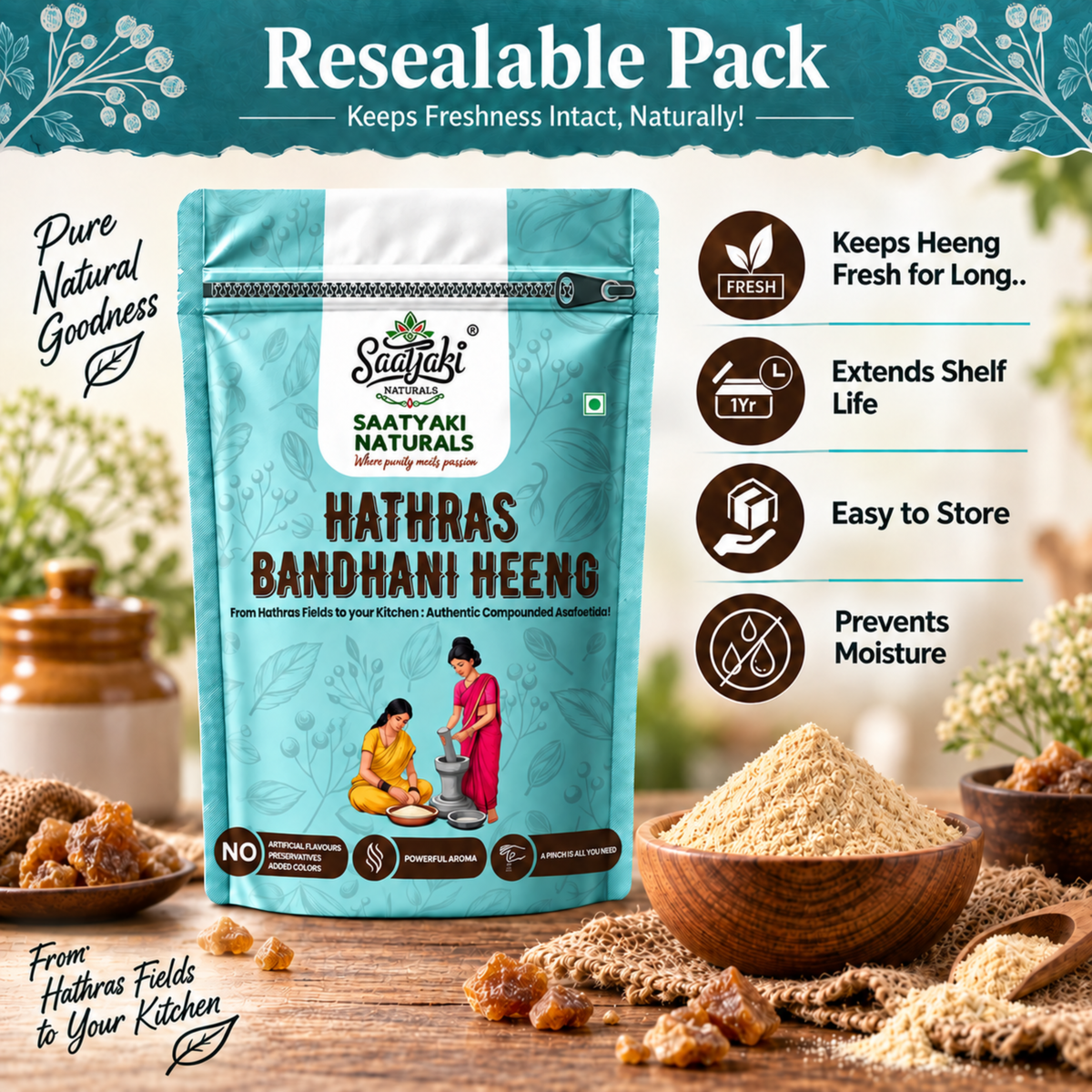 Hathras Bandhani Heeng - The Essence of Authentic Aroma