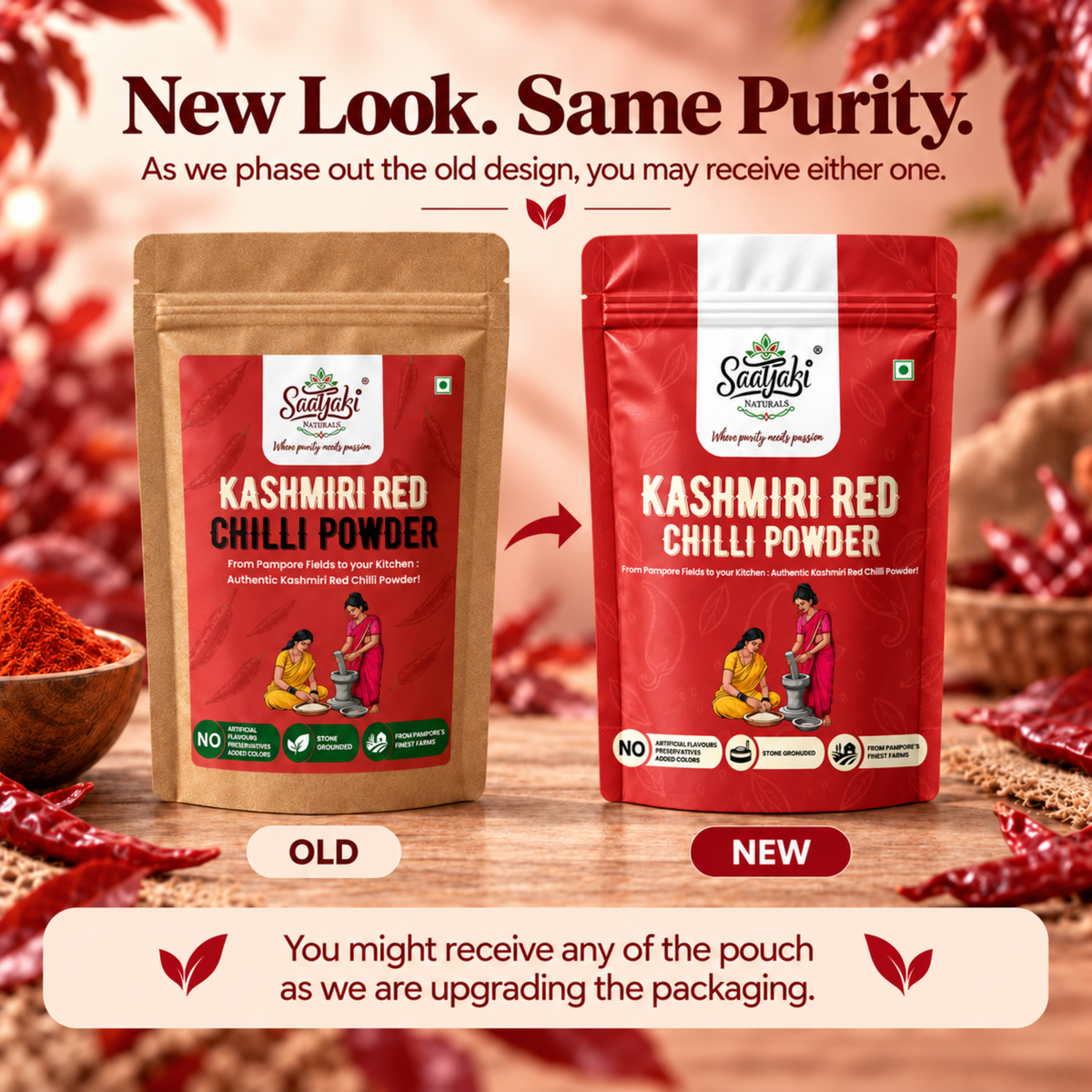 Kashmiri Red Chilli Powder - Premium Kashmiri Lal Mirch Powder