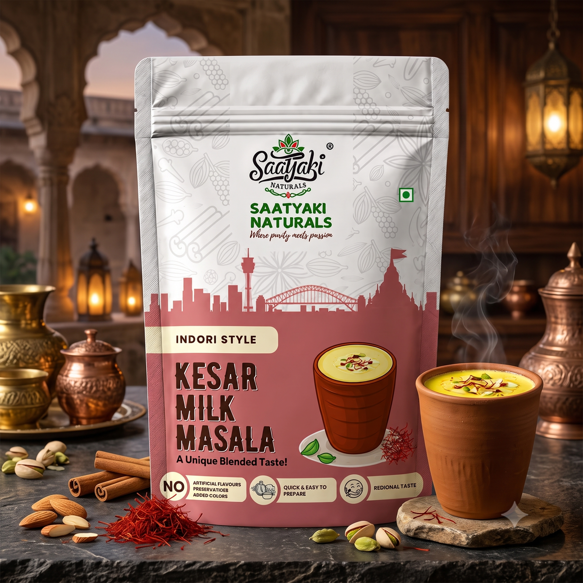 Kesar Milk Masala - Saffron & Dry Fruit Blend