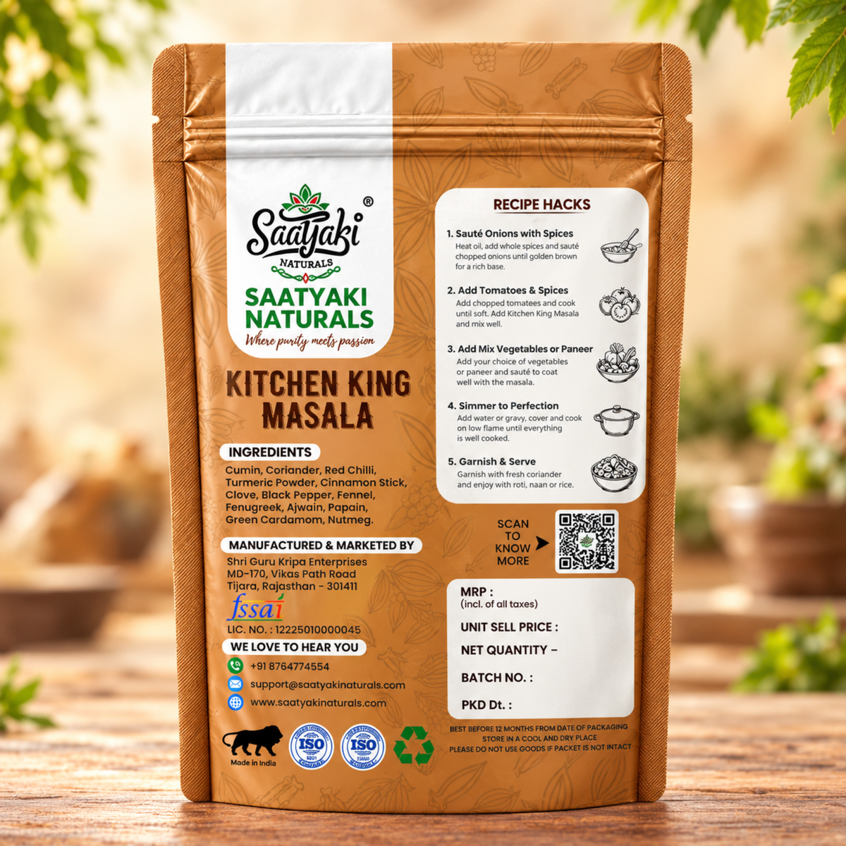 Rajasthani Kitchen King Masala - Premium Spice Blend