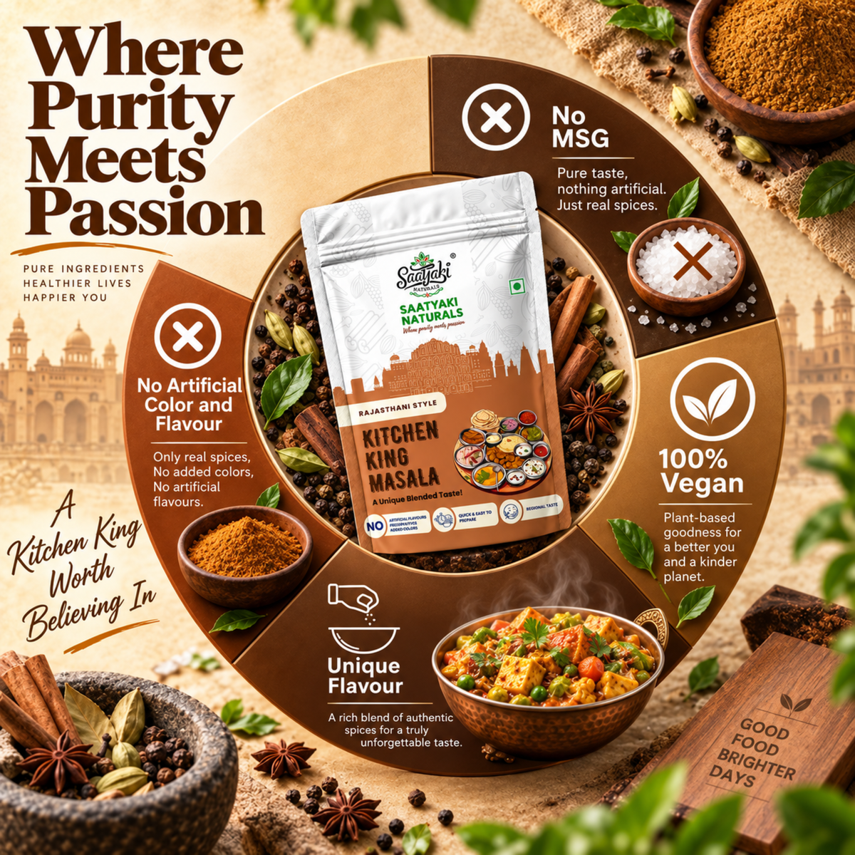 Rajasthani Kitchen King Masala - Premium Spice Blend