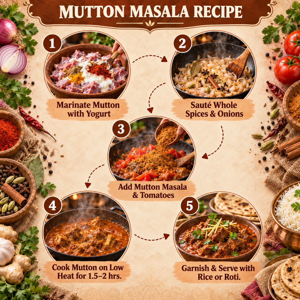 Mughlai Mutton Masala