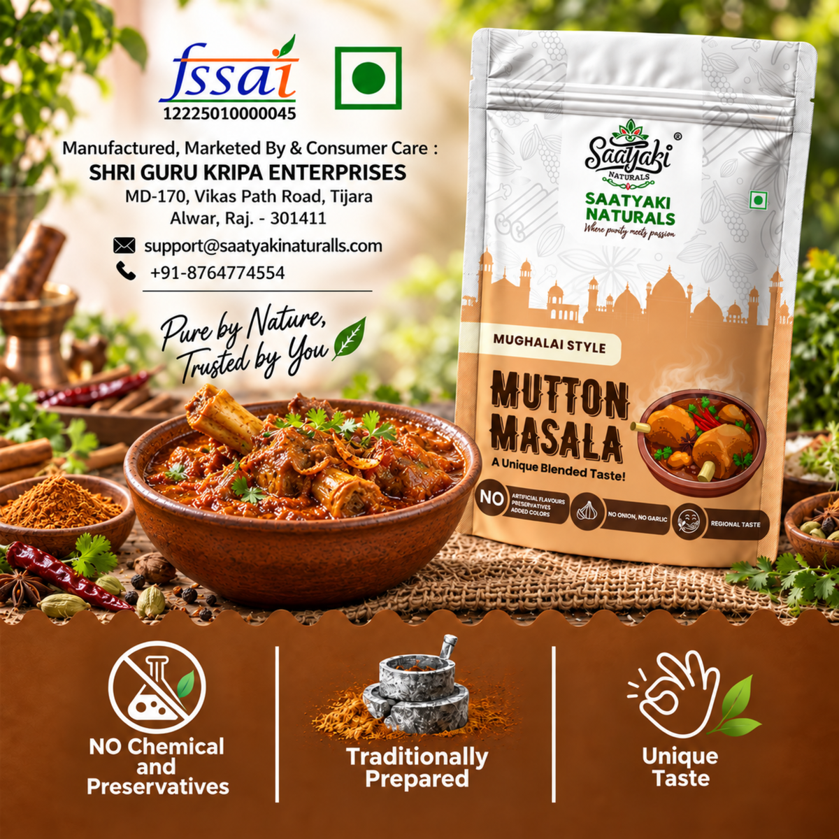 Mughlai Mutton Masala