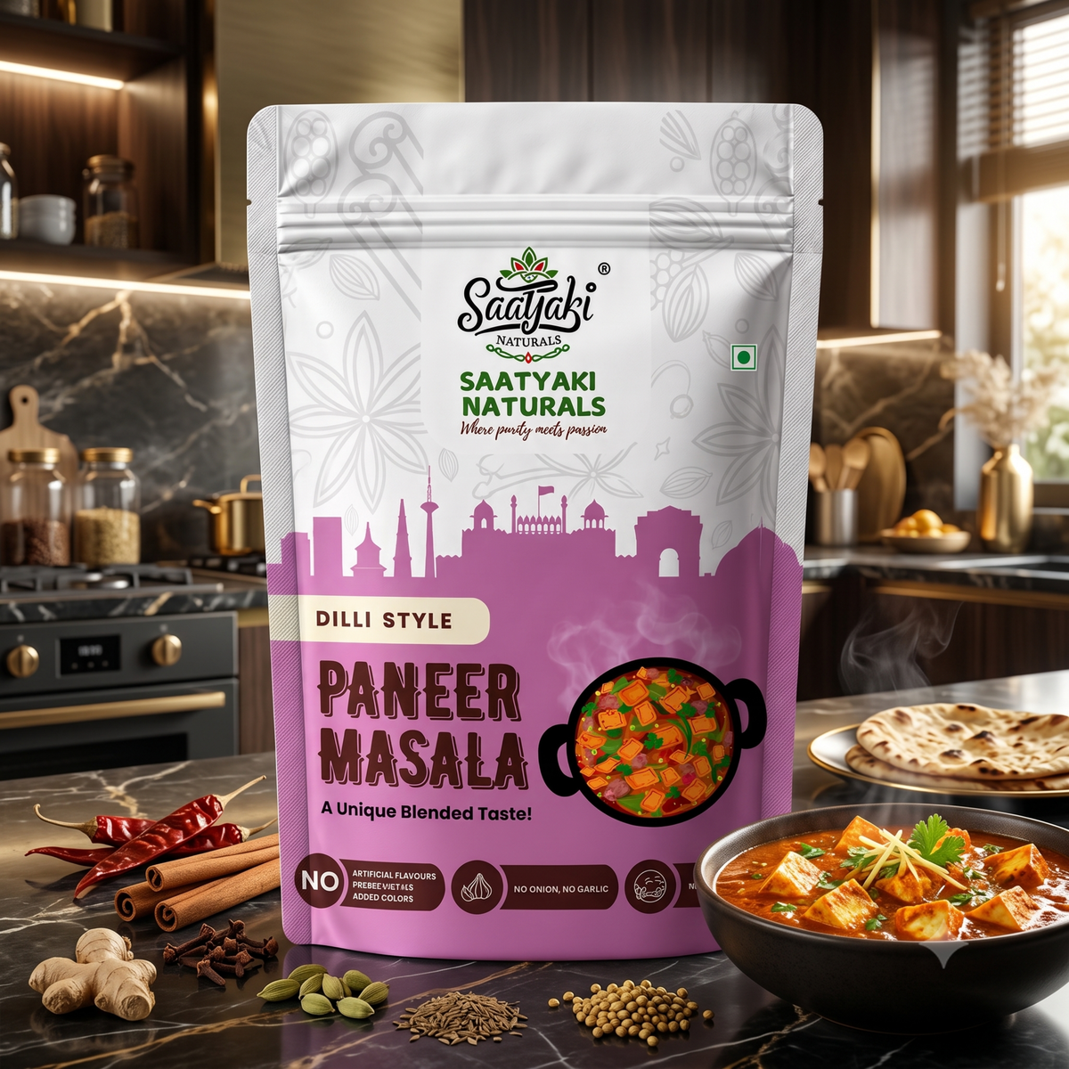 Dilli Style Paneer Masala - One Spice Mix for All Paneer Dishes