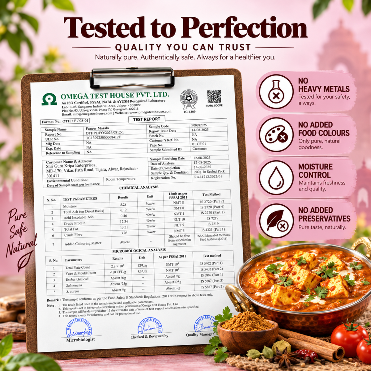Dilli Style Paneer Masala - One Spice Mix for All Paneer Dishes