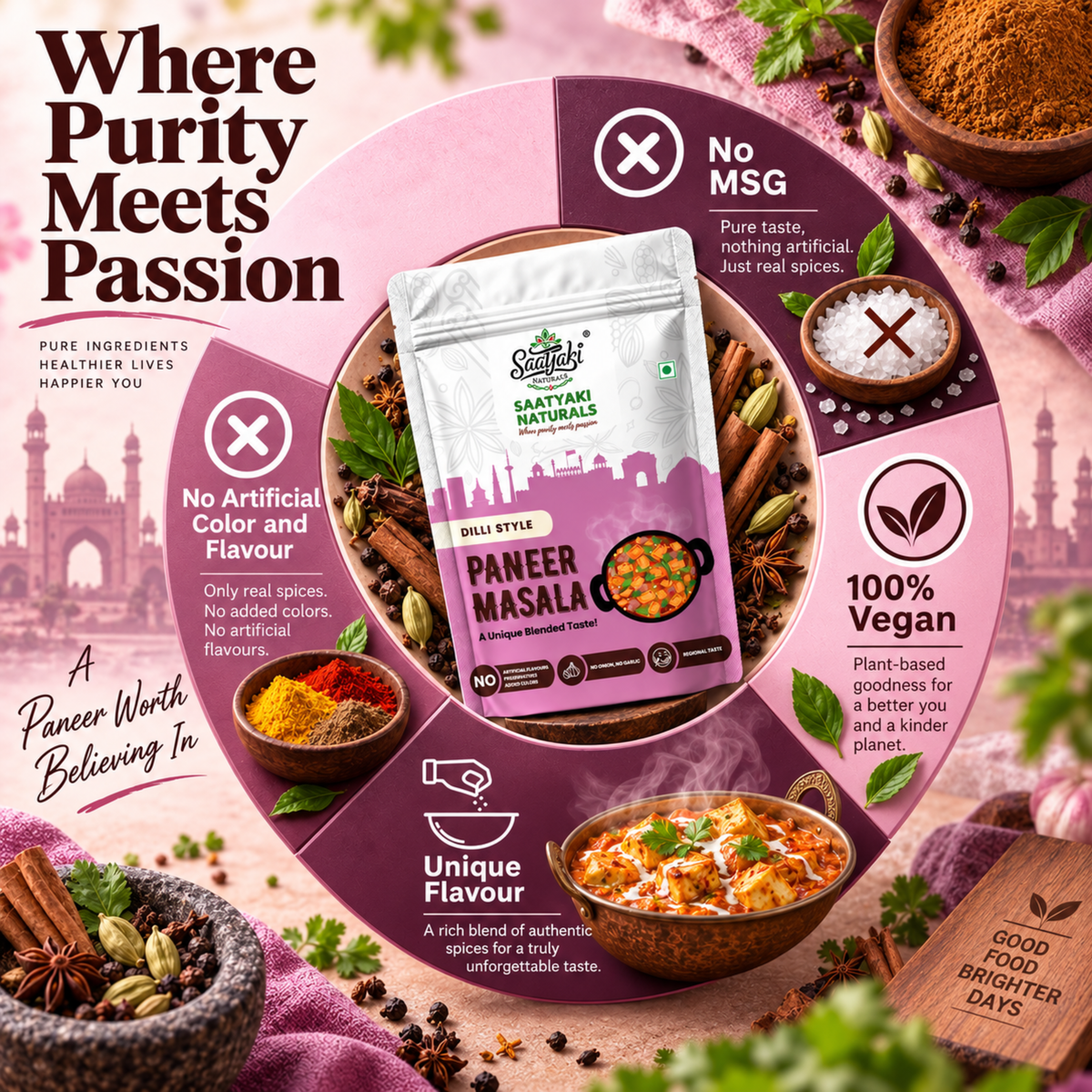 Dilli Style Paneer Masala - One Spice Mix for All Paneer Dishes