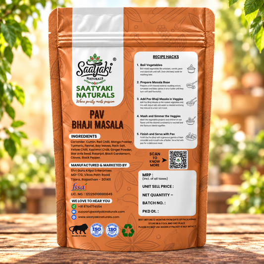 Mumbai Style Pav Bhaji Masala - Premium Spice Blend