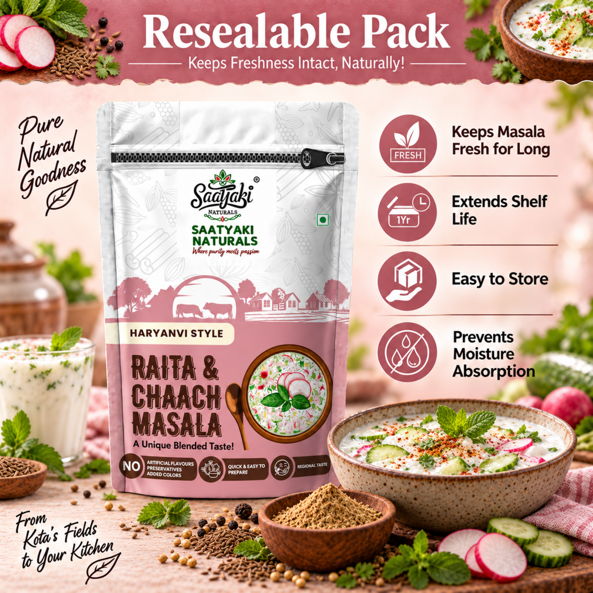 Raita & Chaach Masala - Curd & Buttermilk Spice Mix