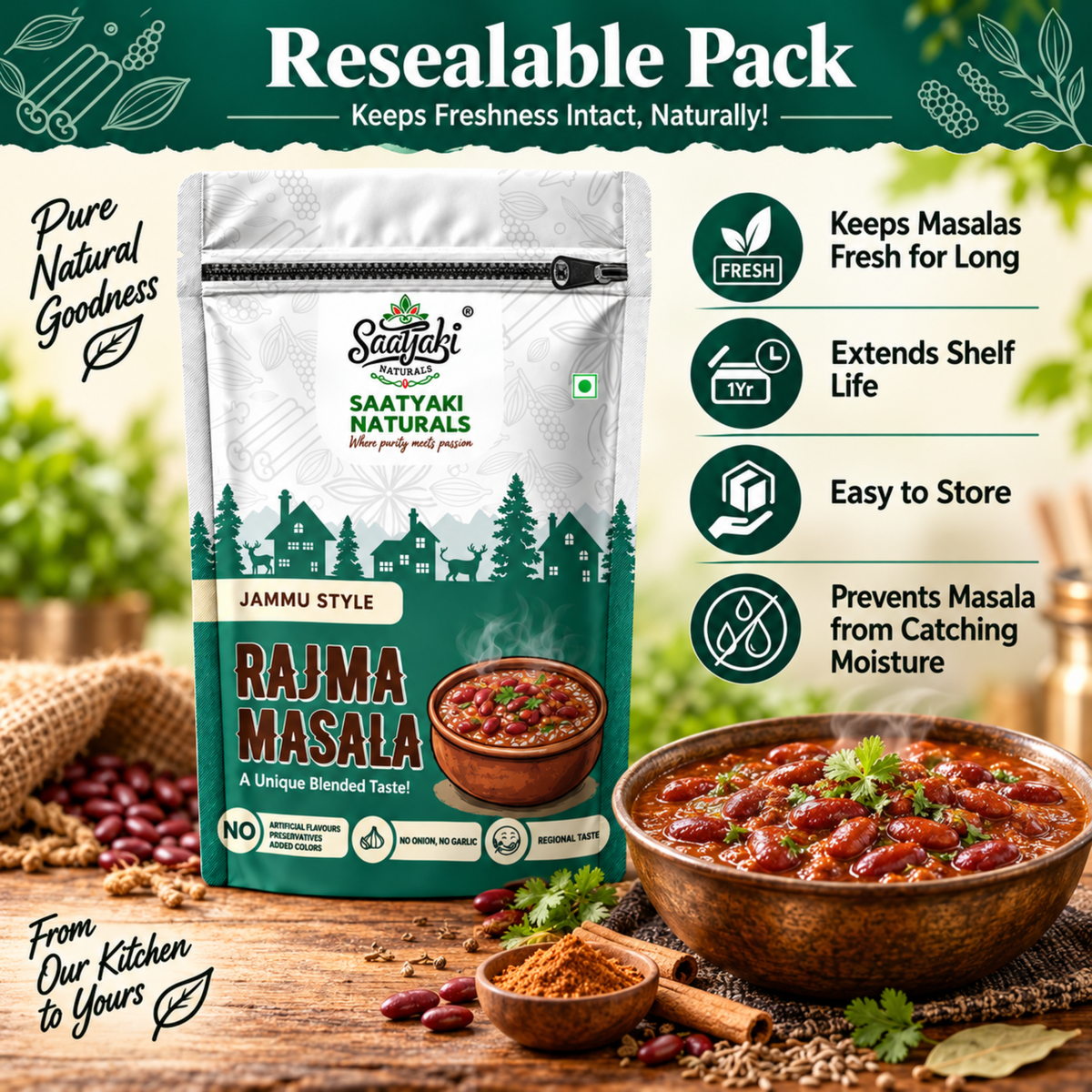 Jammu Style Rajma Masala – The Essence of Kashmiri Flavors