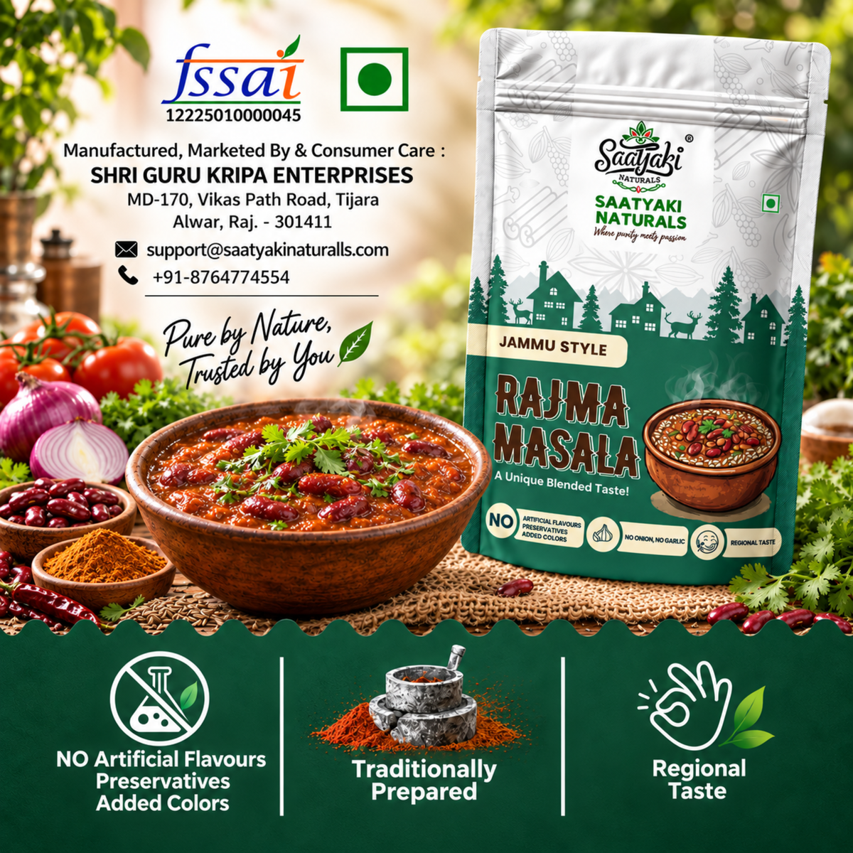 Jammu Style Rajma Masala – The Essence of Kashmiri Flavors